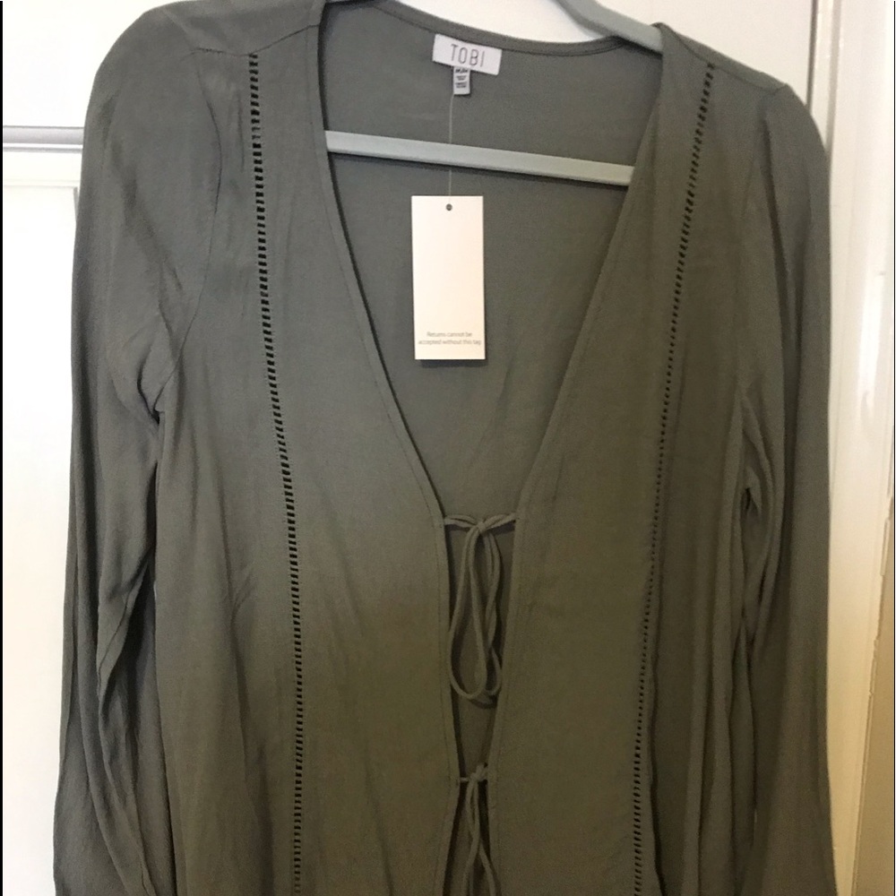 BRAND NEW Tobi Tie Up Shirt